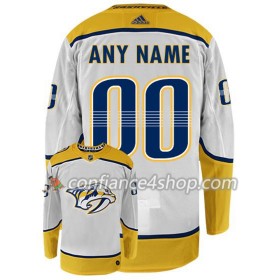 Adidas Maillot de Hockey Nashville Predators Personnaliser Blanc Authentic - Homme